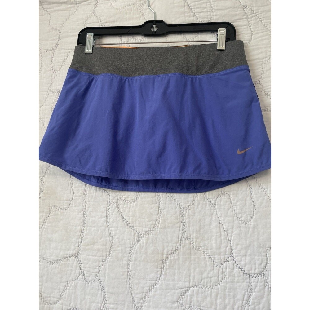 Nike Court Dri-Fit Tennis Skirt Skort Golf Pickleball Purple/orange Sz SM